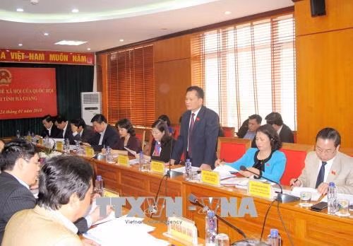 Đoàn công tác Ủy ban về các vấn đề xã hội của Quốc hội giám sát tại Hà Giang ảnh 1