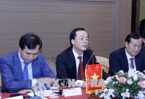 Chủ tịch Quốc hội Lào đánh giá cao tiến độ dự án nhà Quốc hội mới ảnh 1