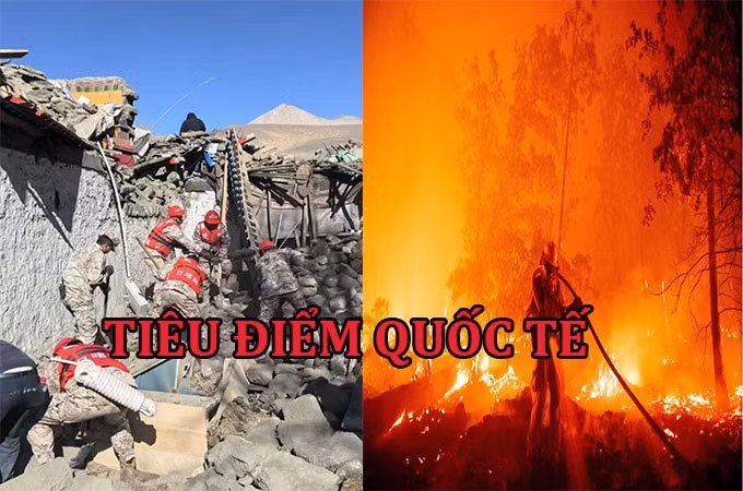 Tin tức TV: Động đất, cháy rừng kinh hoàng ở Trung Quốc và Mỹ
