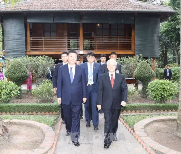 Tổng Bí thư Nguyễn Phú Trọng dự tiệc trà cùng Tổng Bí thư, Chủ tịch Trung Quốc Tập Cận Bình ảnh 2