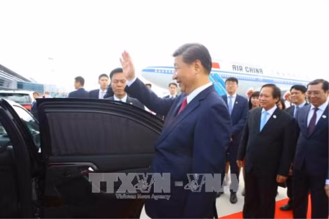 Chủ tịch Trung Quốc Tập Cận Bình đến Đà Nẵng dự Tuần lễ Cấp cao APEC 2017 ảnh 8