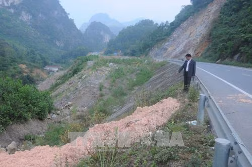 Phát hiện vụ đổ trộm chất thải công nghiệp tại huyện Chợ Mới, Bắc Kạn ảnh 1