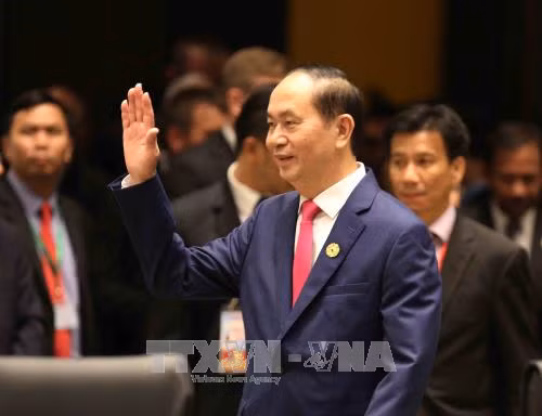 Chùm ảnh: Phiên họp kín thứ nhất Hội nghị các Nhà lãnh đạo Kinh tế APEC lần thứ 25 ảnh 2