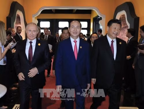 Chùm ảnh: Phiên họp kín thứ nhất Hội nghị các Nhà lãnh đạo Kinh tế APEC lần thứ 25 ảnh 7