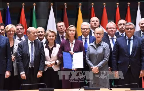 EU ký kết thỏa thuận hợp tác quốc phòng quan trọng ảnh 1