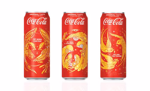 Coca-Cola tung 3 mẫu bao bì chào đón Tết 2018 ảnh 1