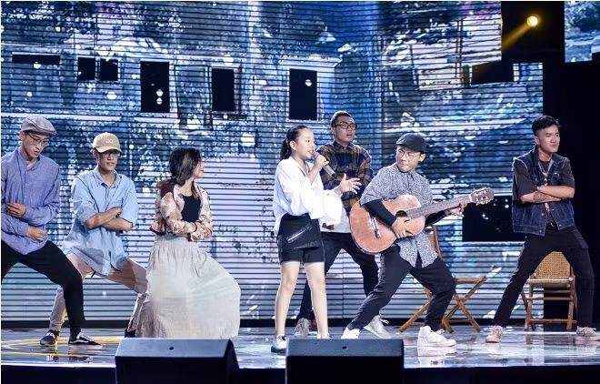 The Voice Kids 2017: Hoài Ngọc chứng minh đẳng cấp 'khó vượt' với 'Cây đàn tróc sơn' ảnh 5