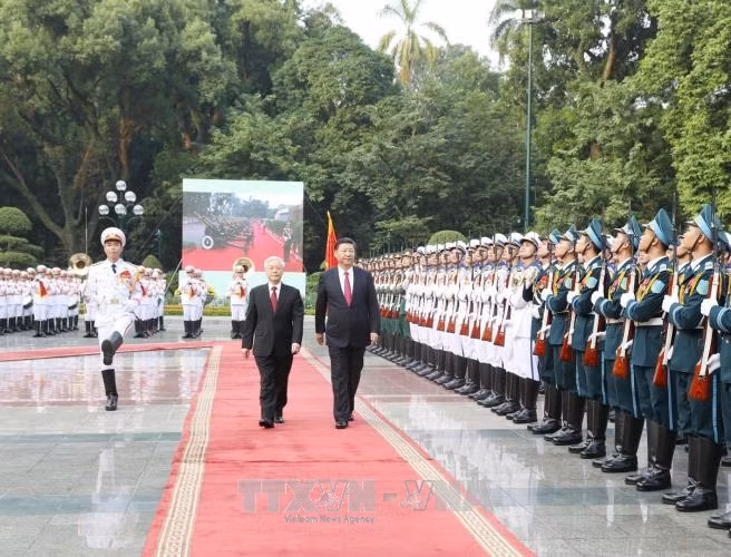 Lễ đón chính thức Tổng Bí thư, Chủ tịch Trung Quốc Tập Cận Bình ảnh 2