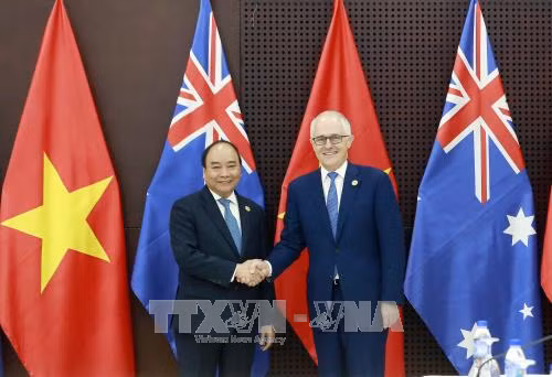 APEC 2017: Thủ tướng Nguyễn Xuân Phúc hội đàm với Thủ tướng Australia ảnh 1