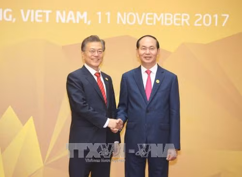 Chùm ảnh: Phiên họp kín thứ nhất Hội nghị các Nhà lãnh đạo Kinh tế APEC lần thứ 25 ảnh 6