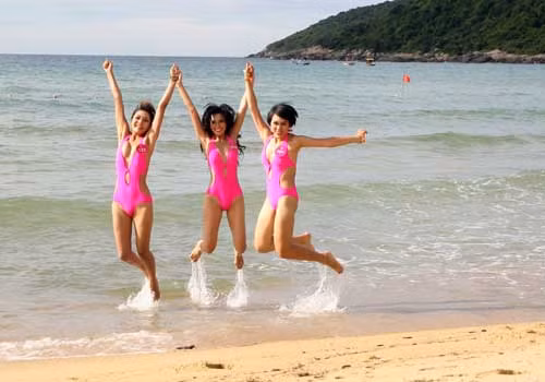 'Hoa khôi thể thao' khoe sắc trên bãi biển Sơn Trà ảnh 6