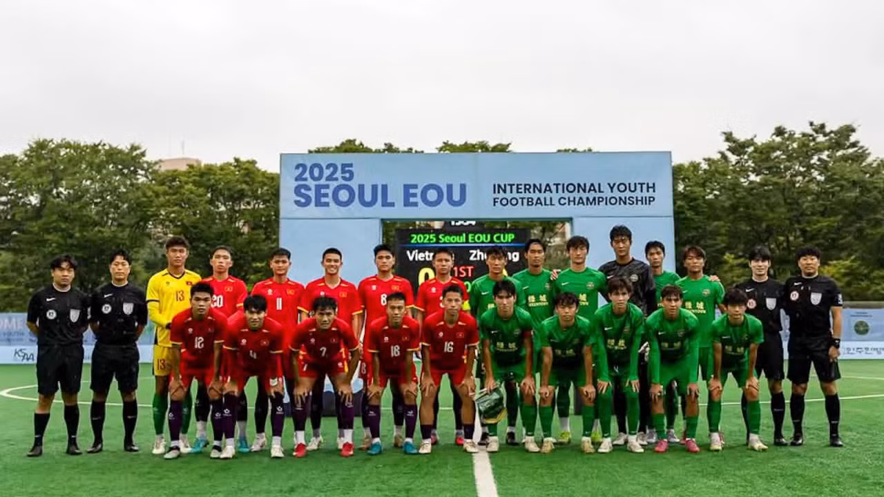 U18 Việt Nam chia tay Seoul Eou Cup bằng chiến thắng đậm
