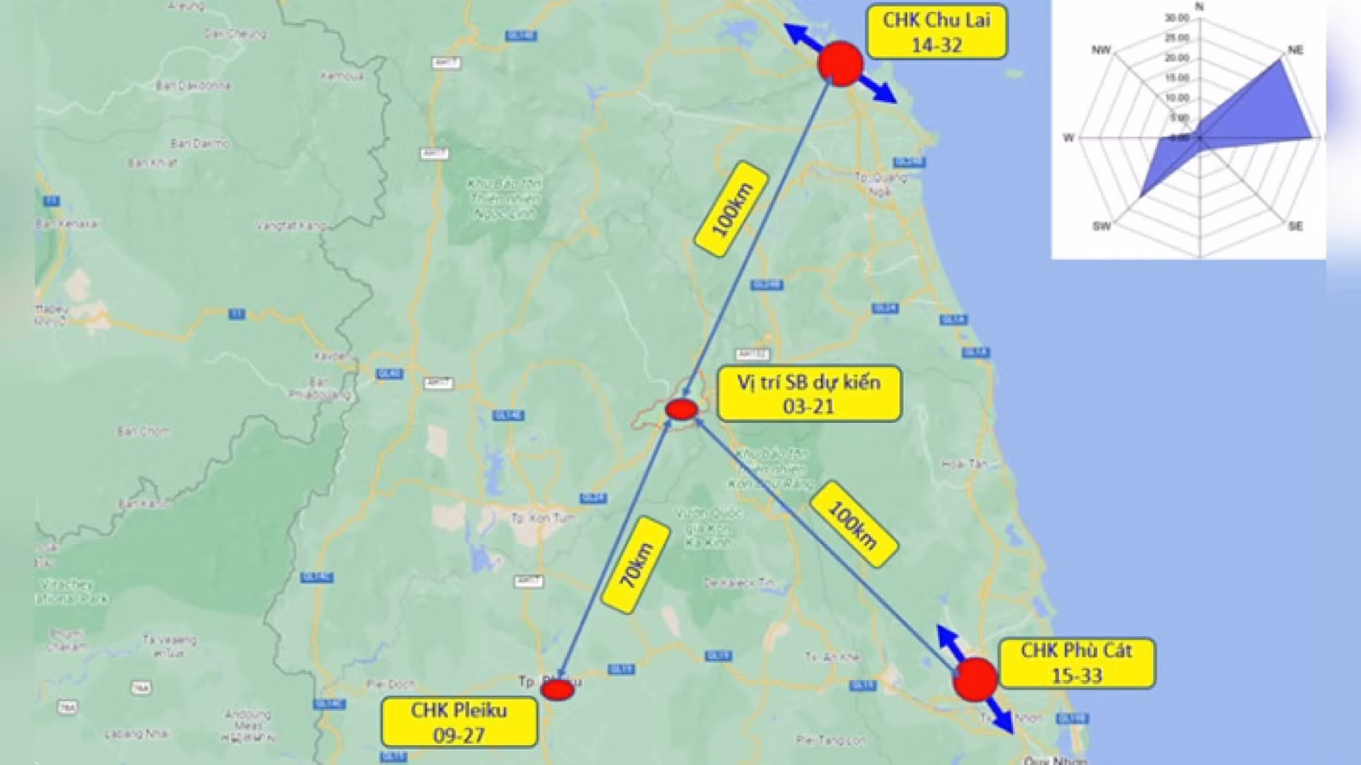 Bổ sung sân bay Măng Đen, Vân Phong vào quy hoạch