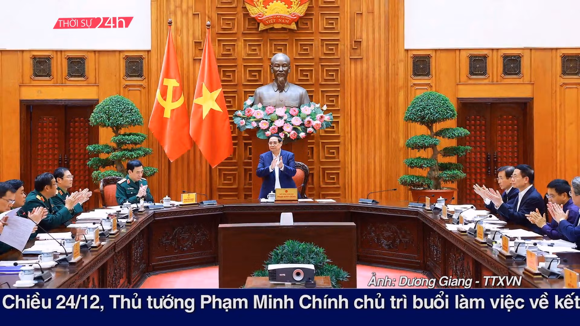Thời sự 24h qua ảnh chiều 24/12