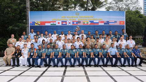 40 tàu quân sự tập trận chung hải quân ASEAN+8 ảnh 1