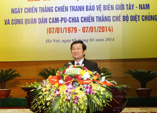 Phát biểu của Chủ tịch nước tại Lễ kỷ niệm 35 năm Chiến thắng 7/1/1979 ảnh 1