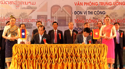 Thêm một công trình biểu tượng của quan hệ Việt-Lào ảnh 1
