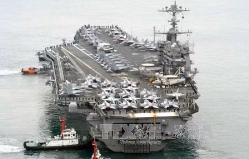 Hai tàu sân bay Mỹ hiện diện tại Biển Philippines ảnh 1