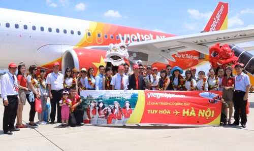 Vietjet khai trương đường bay Hà Nội - Tuy Hòa ảnh 1