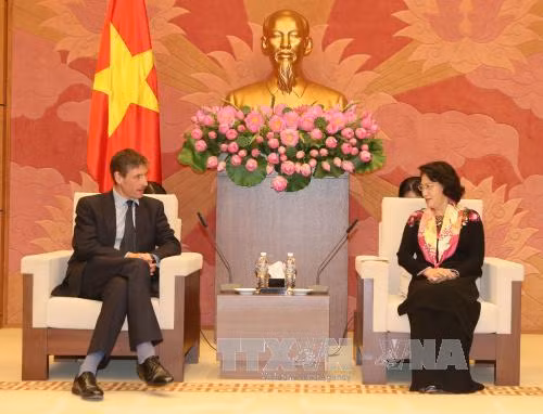 Chủ tịch Quốc hội tiếp các Đại sứ ảnh 2