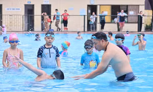 Đến năm 2035, 90% học sinh được thực hành kỹ năng phòng, chống đuối nước