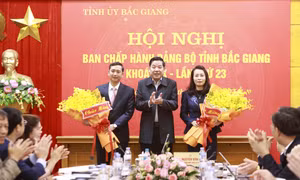 Bắc Giang bầu 2 Phó Bí thư Tỉnh ủy