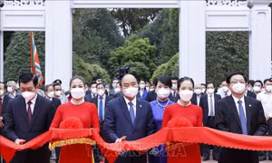 Chủ tịch nước Nguyễn Xuân Phúc dự lễ khánh thành Đền thờ Tây Sơn Tam Kiệt