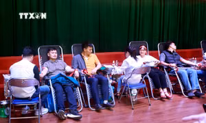 Chương trình hiến máu ngày “Chủ nhật Đỏ” ở Vĩnh Phúc
