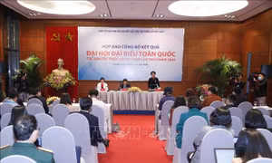 Quang cảnh buổi họp báo. Ảnh: Phương Hoa- TTXVN