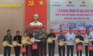 Bộ Công an bàn giao 600 nhà ở cho người nghèo, người khó khăn của tỉnh Hà Tĩnh