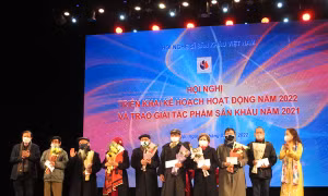 Trao tặng 31 giải thưởng cho các nghệ sỹ, tác phẩm sân khấu xuất sắc năm 2021