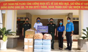 Đoàn Thanh niên TTXVN chung tay cùng Gia Lai phòng, chống dịch COVID-19