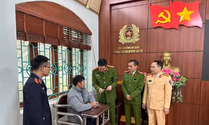 Công an đang tạm giữ Lù A Mình để phục vụ điều tra, mở rộng vụ án. Ảnh: thanhnien.vn