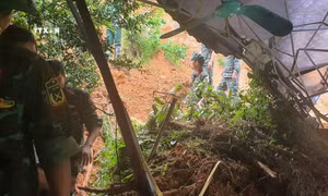 Vĩnh Phúc: Sạt lở đất làm 1 người chết, 1 người bị thương