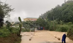 Hòa Bình: Mưa lớn diện rộng, một người tử vong do lũ cuốn