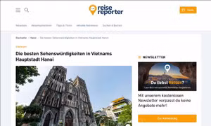Trang tin du lịch reisereporter giới thiệu các thắng cảnh đặc sắc của thủ đô Hà Nội. Ảnh: TTXVN phát