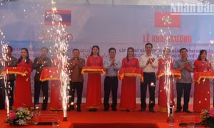 Khai trương cặp lối mở Nậm Đích (Điện Biên) – Huổi Hịa (Phong Sa Lỳ, Lào)