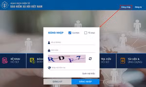 Đăng ký online nhận lương hưu qua tài khoản ngân hàng cá nhân