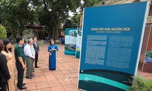 Triển lãm “Kinh đô mãi muôn đời” tại Hoàng thành Thăng Long