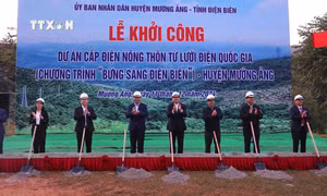 Khởi công dự án cấp điện nông thôn “Bừng sáng Điện Biên” tại huyện nghèo Mường Ảng