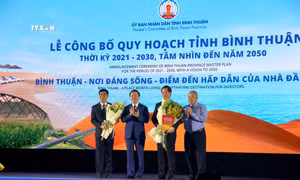 Công bố Quy hoạch tỉnh Bình Thuận thời kỳ 2021- 2030, tầm nhìn 2050