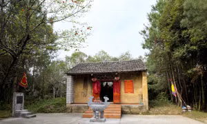Đền Hoàng Lục, xã Đình Phong (Trùng Khánh). Nguồn: baocaobang.vn