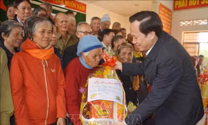 Bộ trưởng Bộ Lao động, Thương binh và Xã hội chúc Tết, tặng quà tại Đắk Lắk