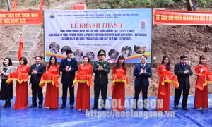 Quyên góp ủng hộ xây dựng đường nhánh kiểm tra mốc giới tại Lạng Sơn