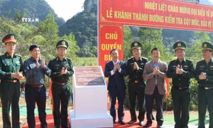 Khánh thành đường kiểm tra cột mốc bảo vệ biên giới Lạng Sơn