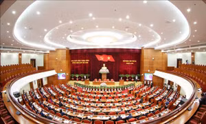 Toàn cảnh bế mạc hội nghị. Ảnh: Phương Hoa - TTXVN