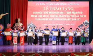 Ngày Di sản văn hóa Việt Nam 23/11: Mỗi Nghệ nhân là ngọn đuốc truyền lửa cho thế hệ con cháu