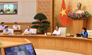 Phó Thủ tướng Lê Văn Thành chủ trì họp Ban Chỉ đạo triển khai Dự án cao tốc Bắc-Nam phía Đông. Ảnh: Lâm Khánh - TTXVN