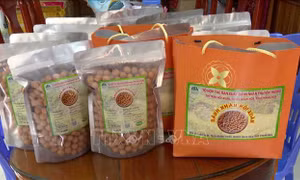 Làng nghề bánh nhãn tăng sản xuất cung ứng cho Tết
