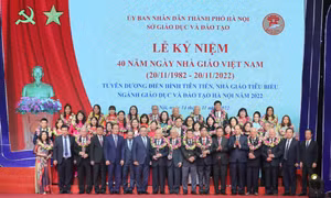 Nhân Ngày Nhà giáo Việt Nam 20/11: Tuyên dương các điển hình tiên tiến, nhà giáo mẫu mực Thủ đô